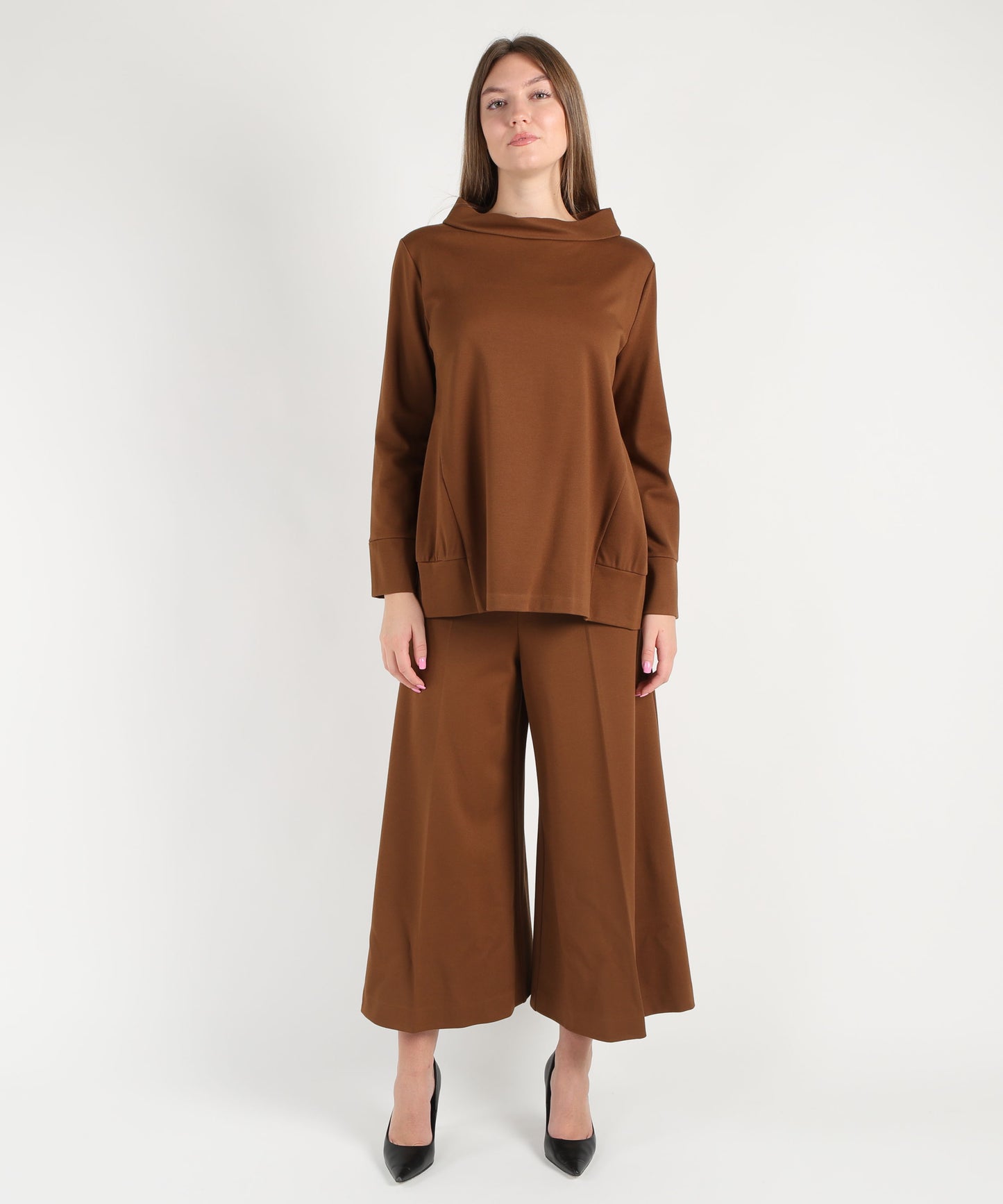 MEIMEI Panta-gonna donna in misto viscosa stretch