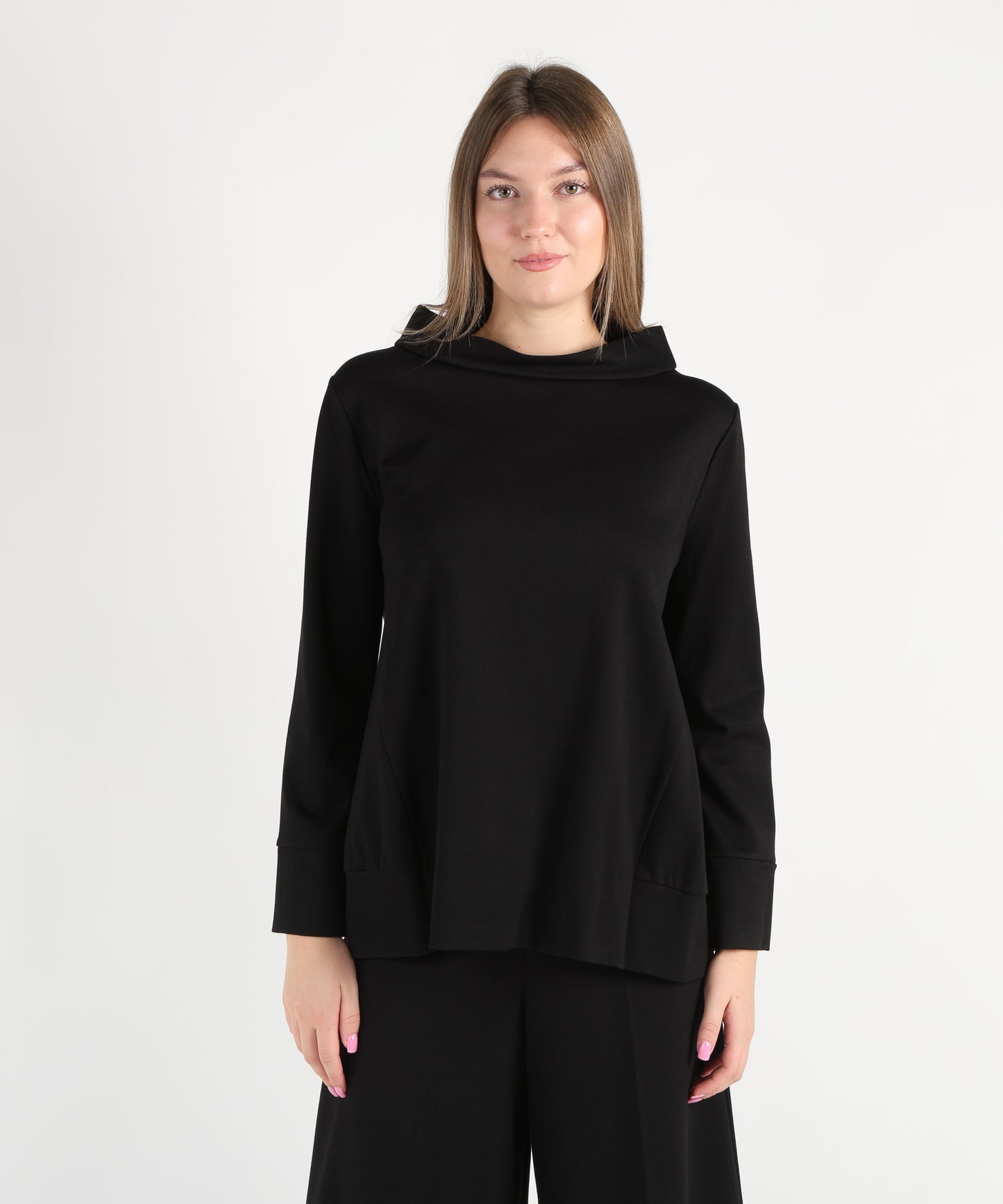 MEIMEI Blusa donna in misto viscosa stretch