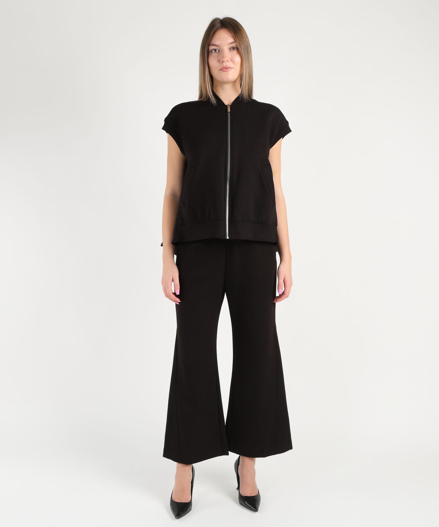MEIMEI Gilet con zip