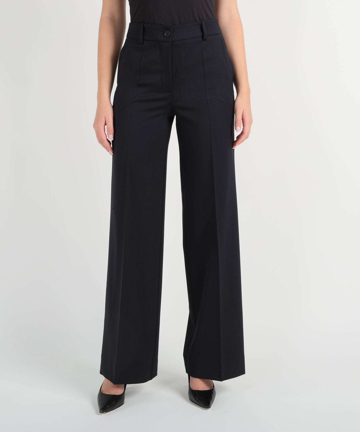 P.A.R.O.S.H. Pantalone ampio con bottone