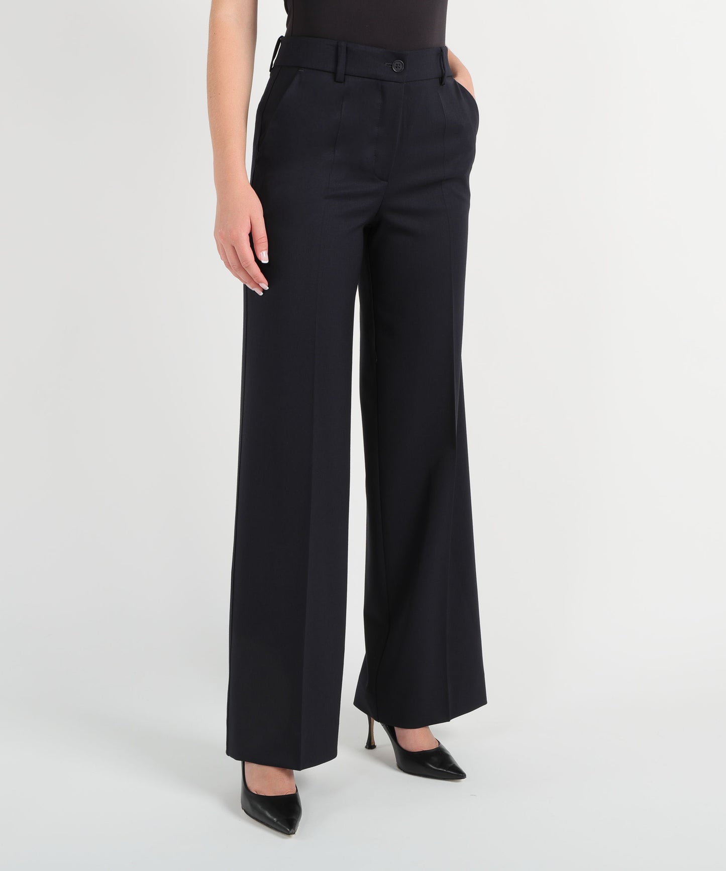 P.A.R.O.S.H. Pantalone ampio con bottone