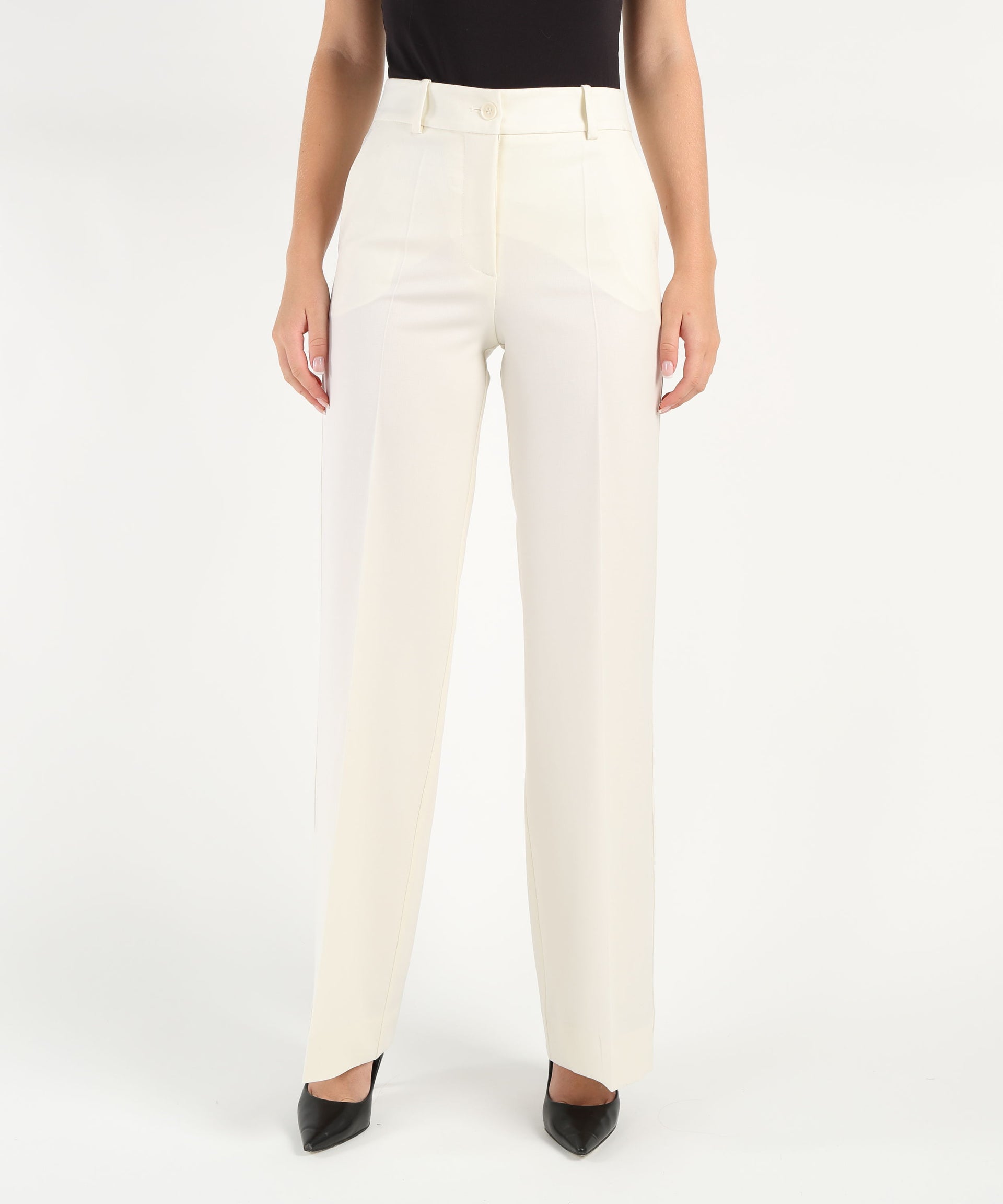 P.A.R.O.S.H. Pantalone ampio con bottone