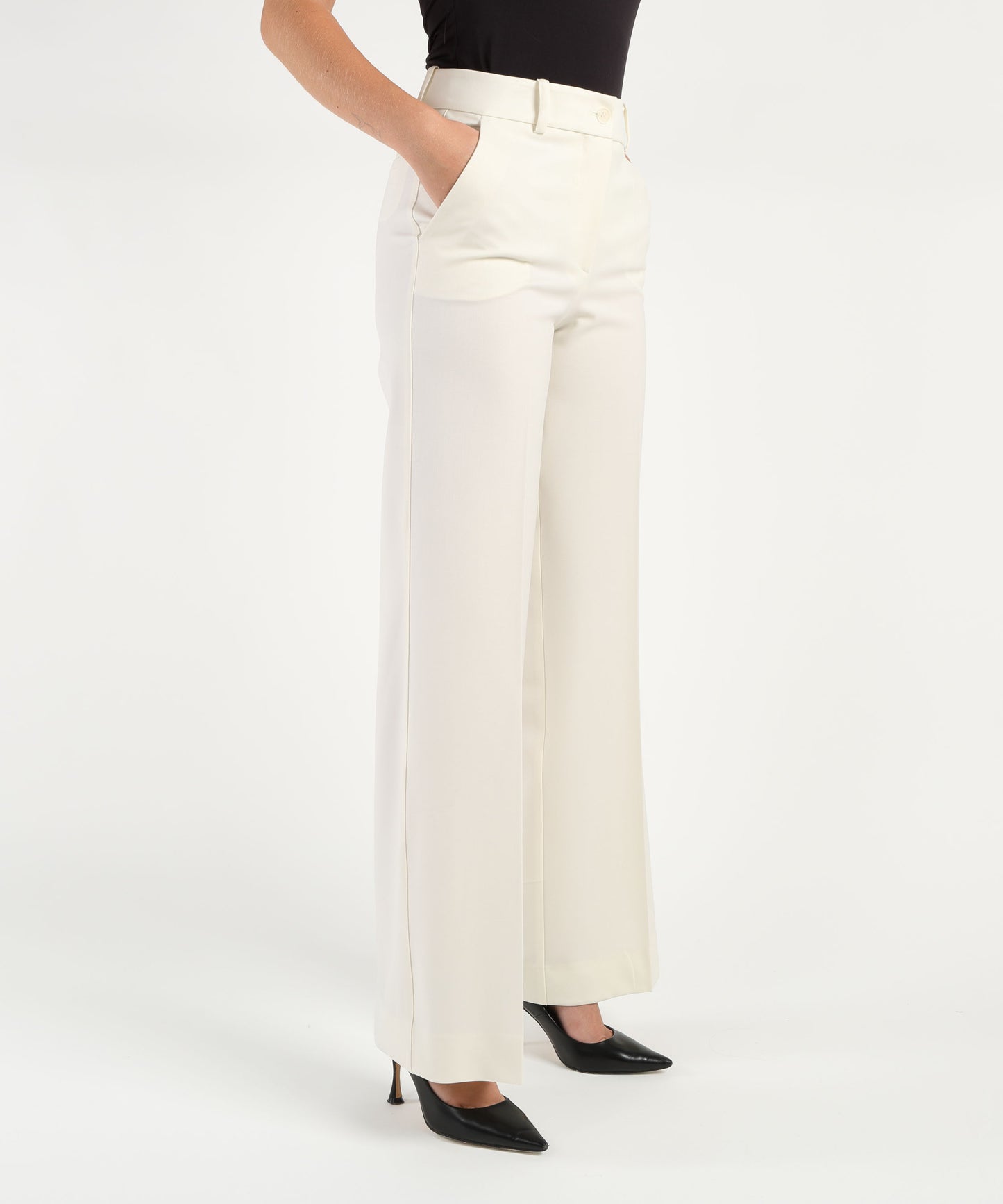 P.A.R.O.S.H. Pantalone ampio con bottone