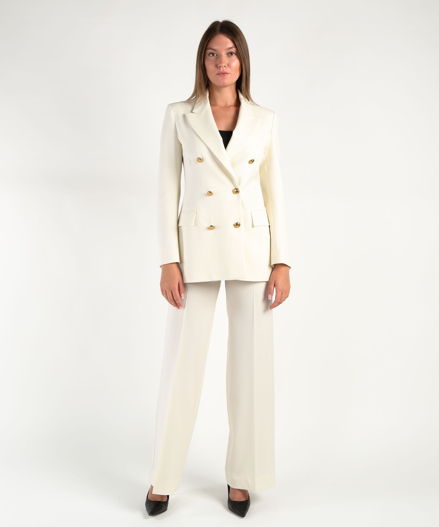 P.A.R.O.S.H. Pantalone ampio con bottone