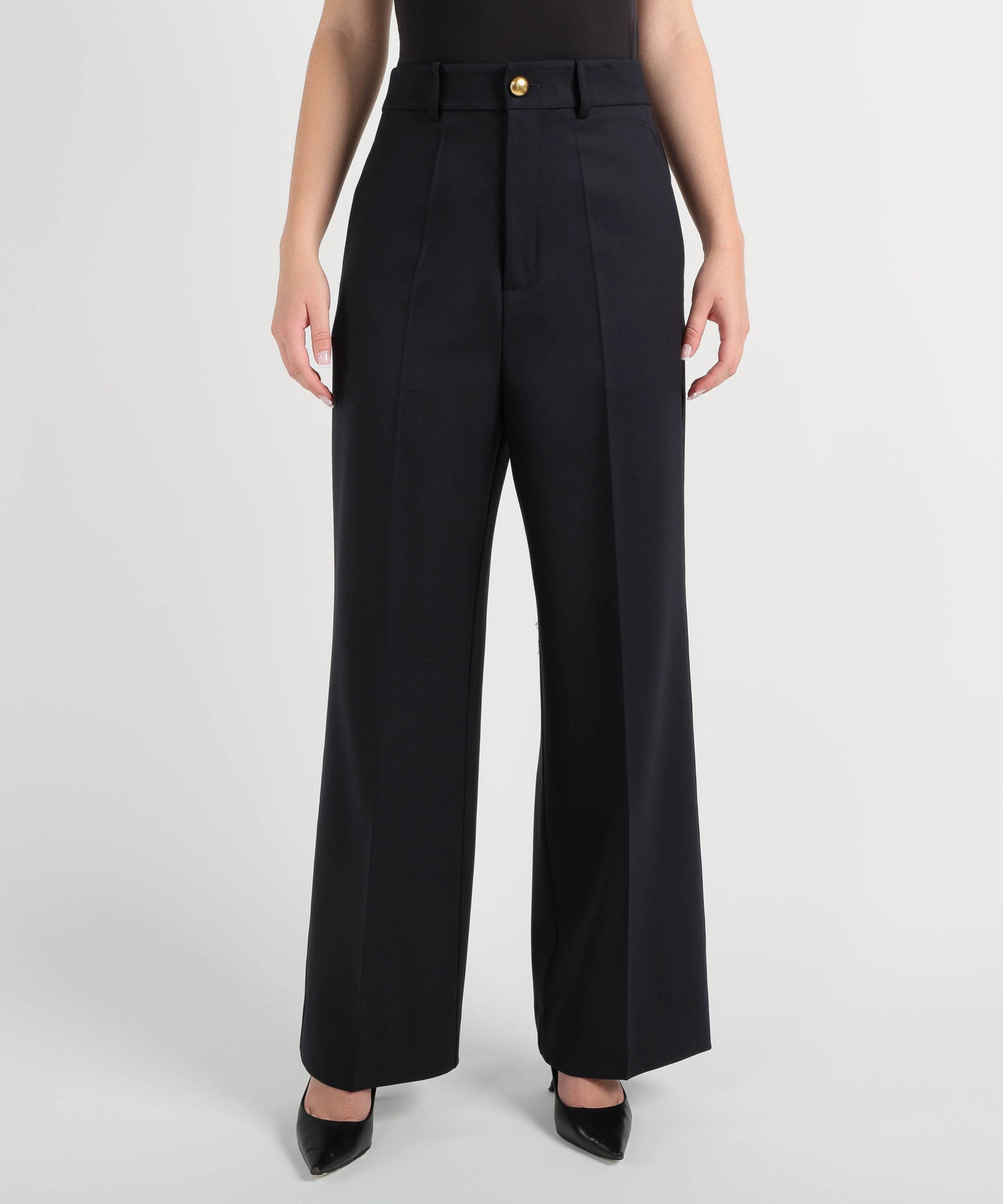 P.A.R.O.S.H. Pantalone ampio con bottone