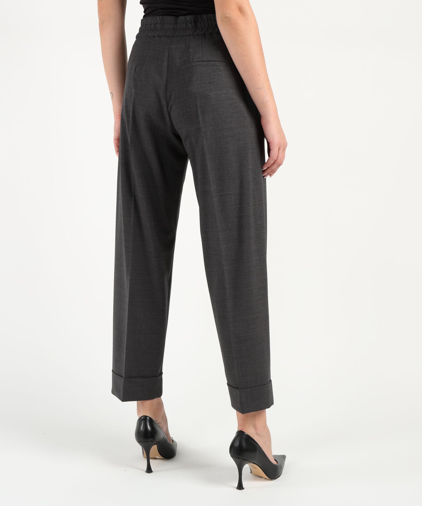 P.A.R.O.S.H. Pantaloni con risvolto