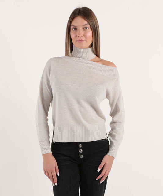 D.EXTERIOR Maglia scollo asimmetrico