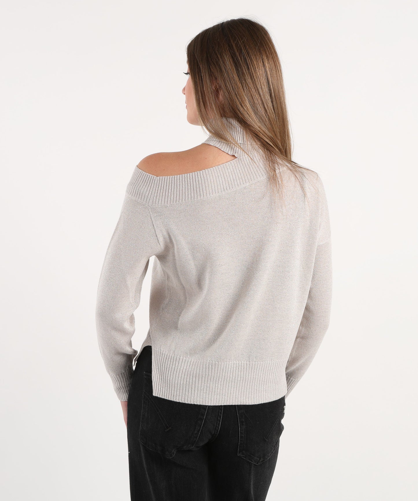 D.EXTERIOR Maglia scollo asimmetrico
