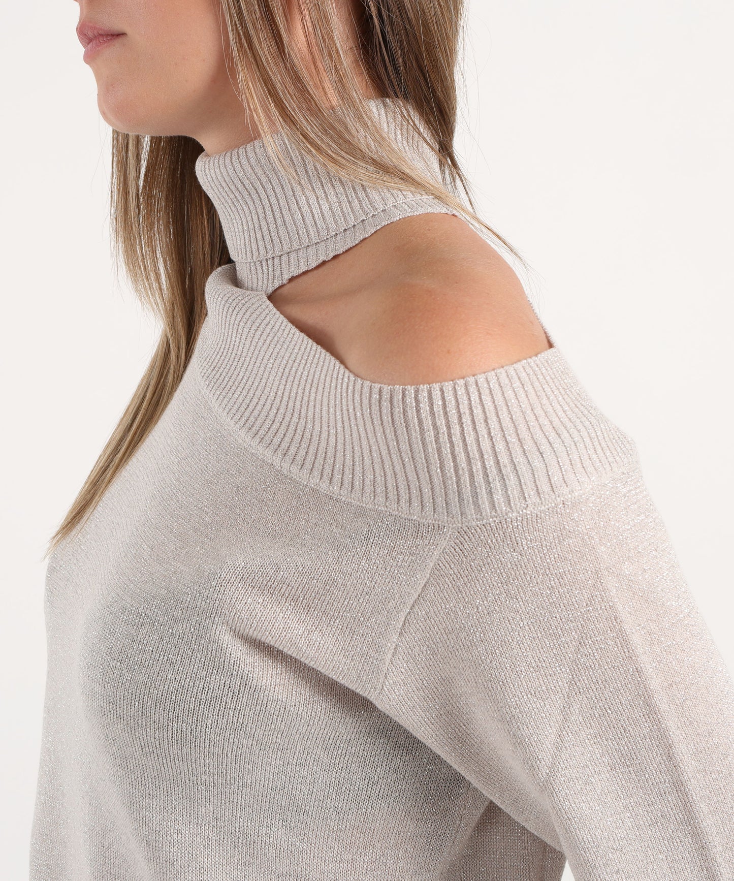 D.EXTERIOR Maglia scollo asimmetrico