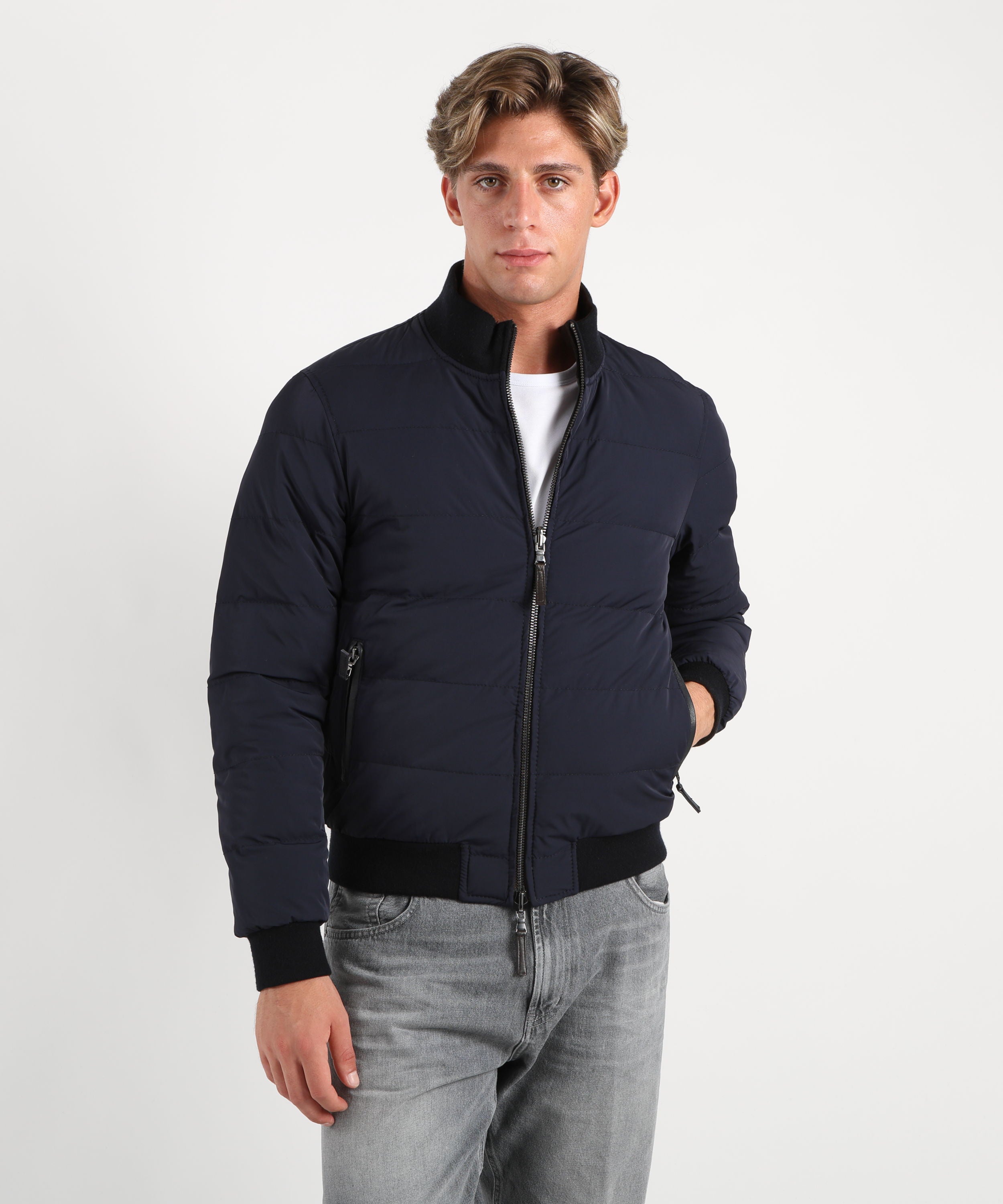 THE JACK LEATHERS reversible leather bomber jacket – Capuzzi Moda