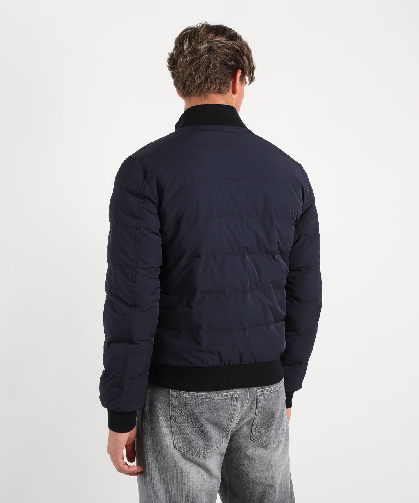 THE JACK LEATHERS Bomber in pelle reversibile