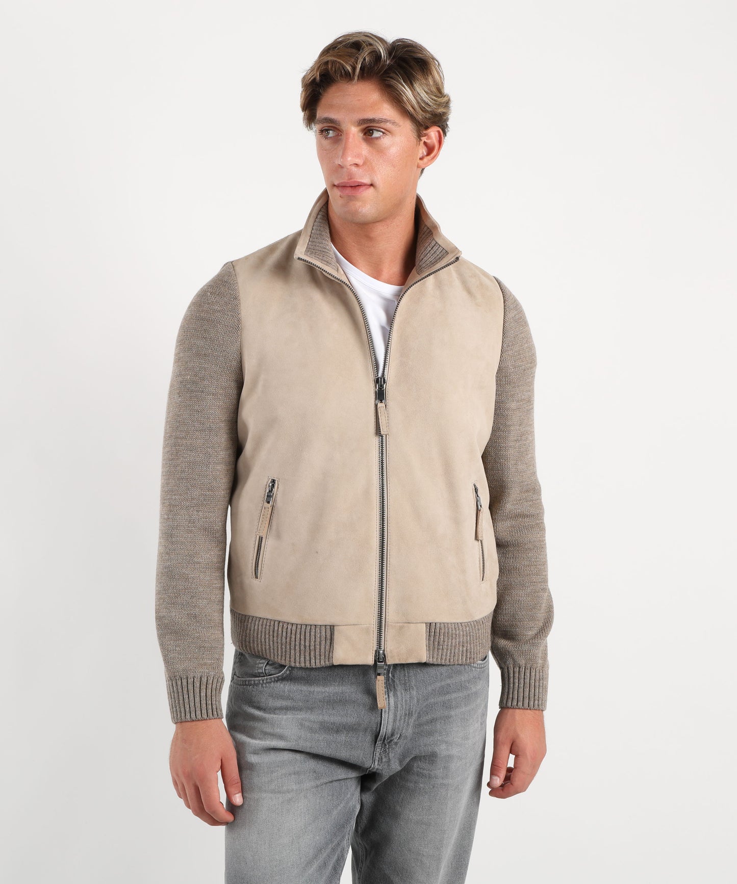 THE JACK LEATHERS Giubbino doppio tessuto
