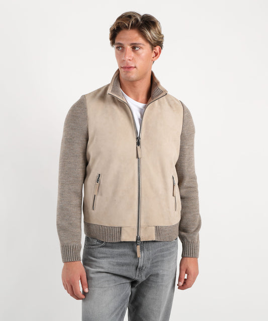 THE JACK LEATHERS Giubbino doppio tessuto