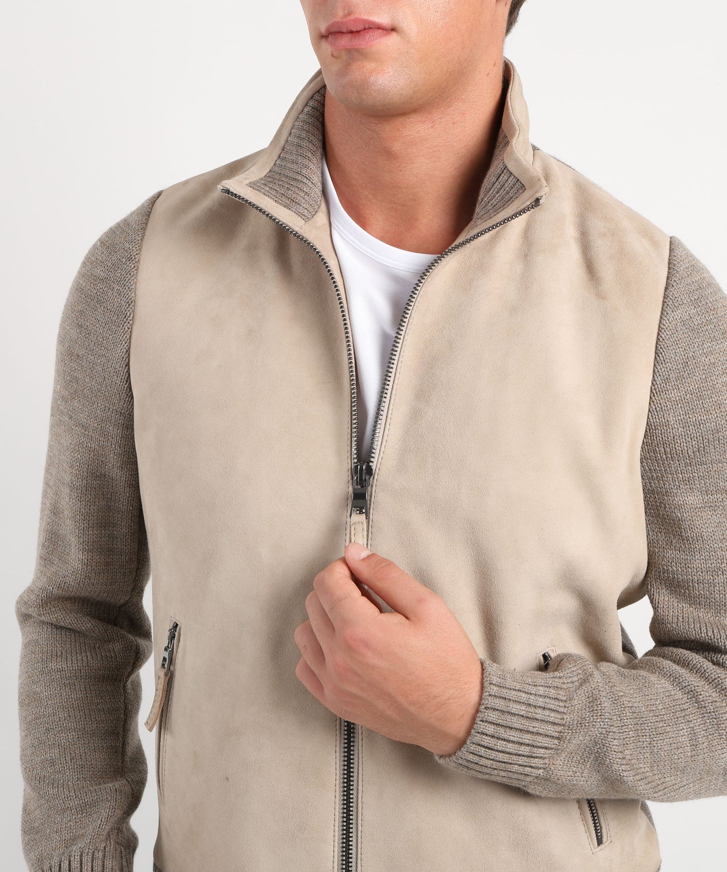 THE JACK LEATHERS Giubbino doppio tessuto