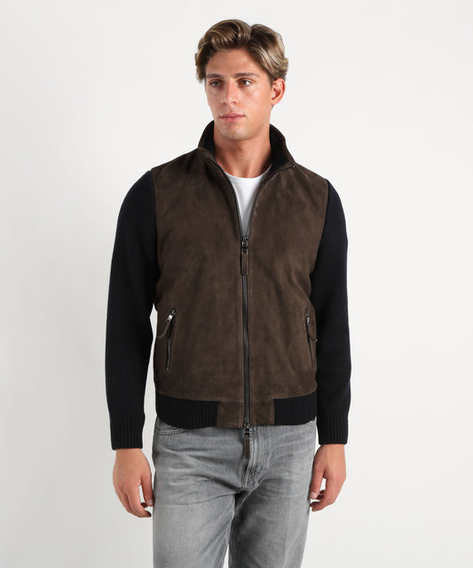 THE JACK LEATHERS Giubbino doppio tessuto