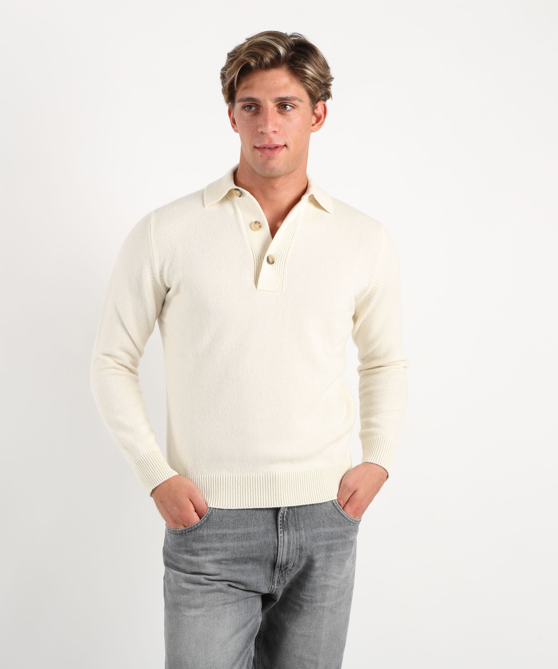 FILIPPO DE LAURENTIIS Polo tre bottoni