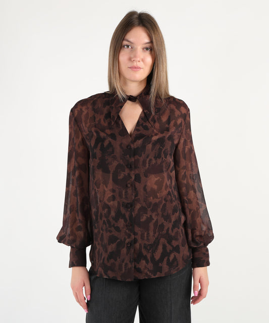SILENCE LIMITED Camicia leopard