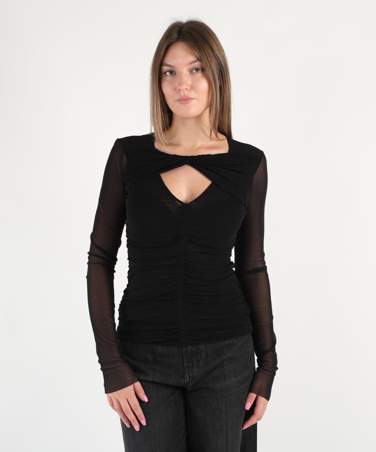 MEIMEI Maglia in tessuto doppiato