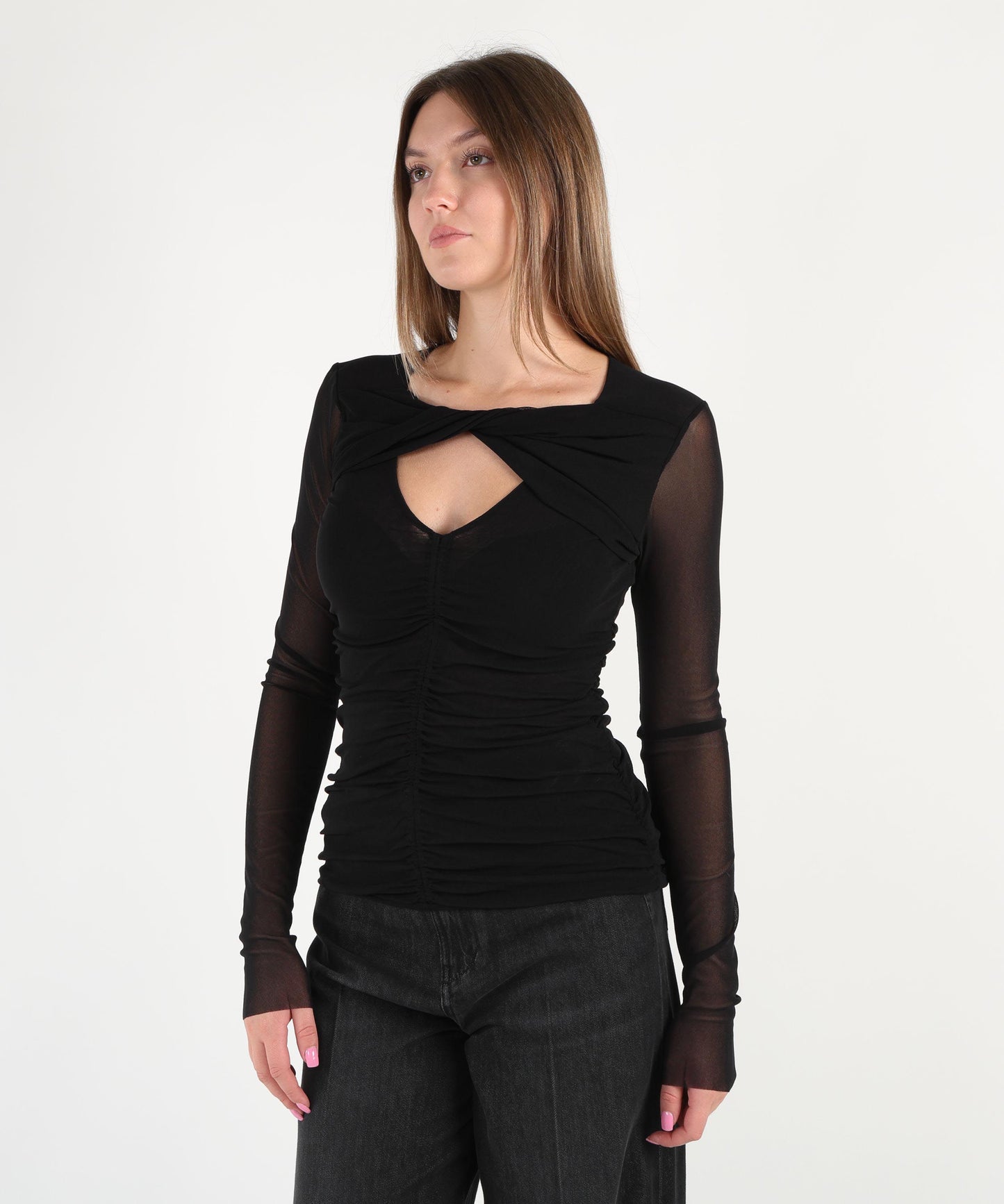 MEIMEI Maglia in tessuto doppiato