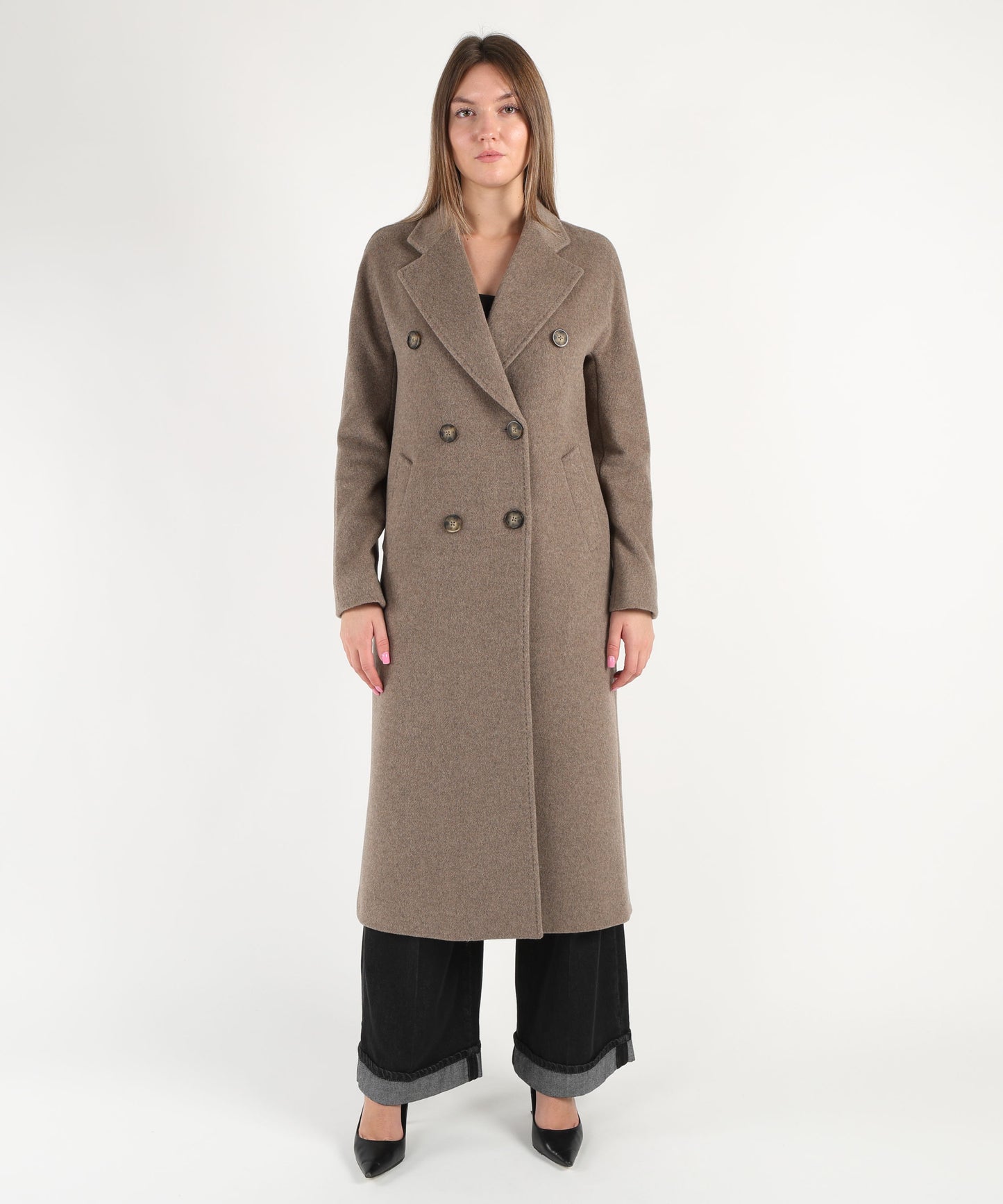 MARINO Cappotto lungo doppiopetto
