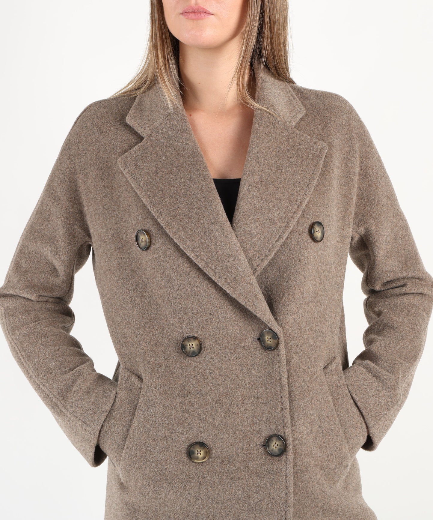 MARINO Cappotto lungo doppiopetto