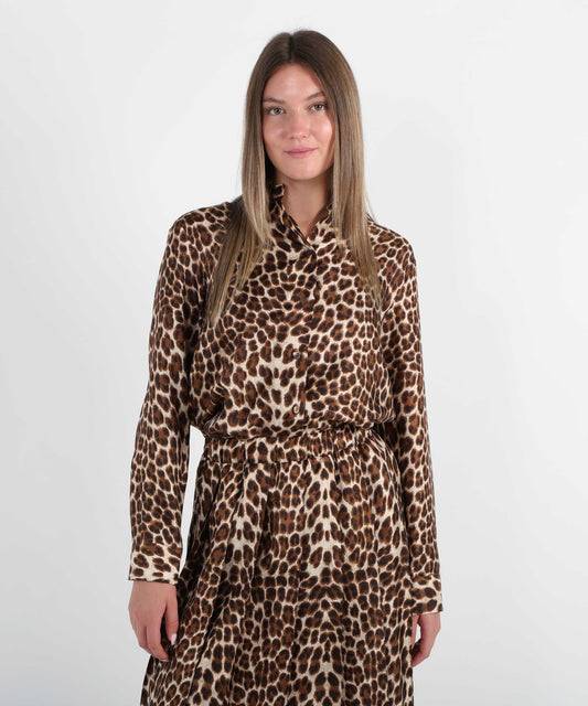 P.A.R.O.S.H. camicia leopardata