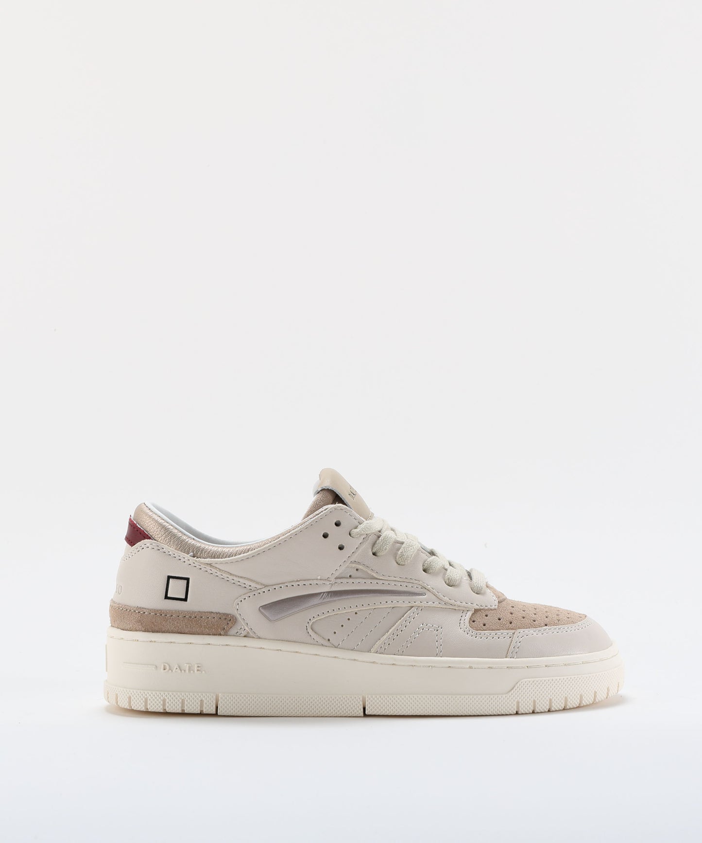 D.A.T.E. Sneaker Torneo Shiny Ivory W10F