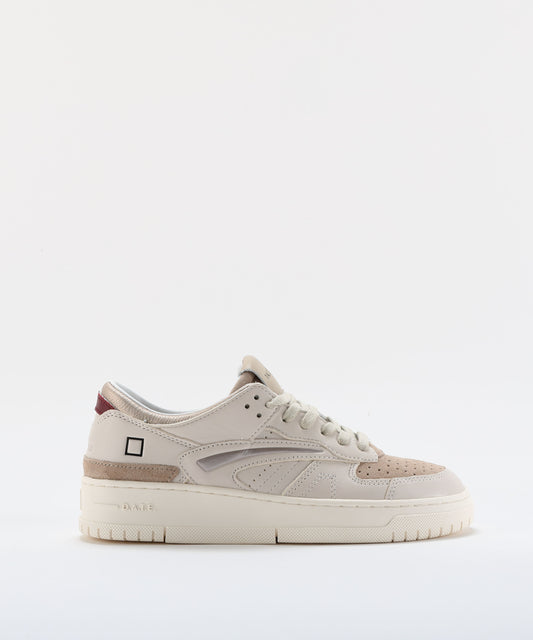 D.A.T.E. Sneaker Torneo Shiny Ivory W10F