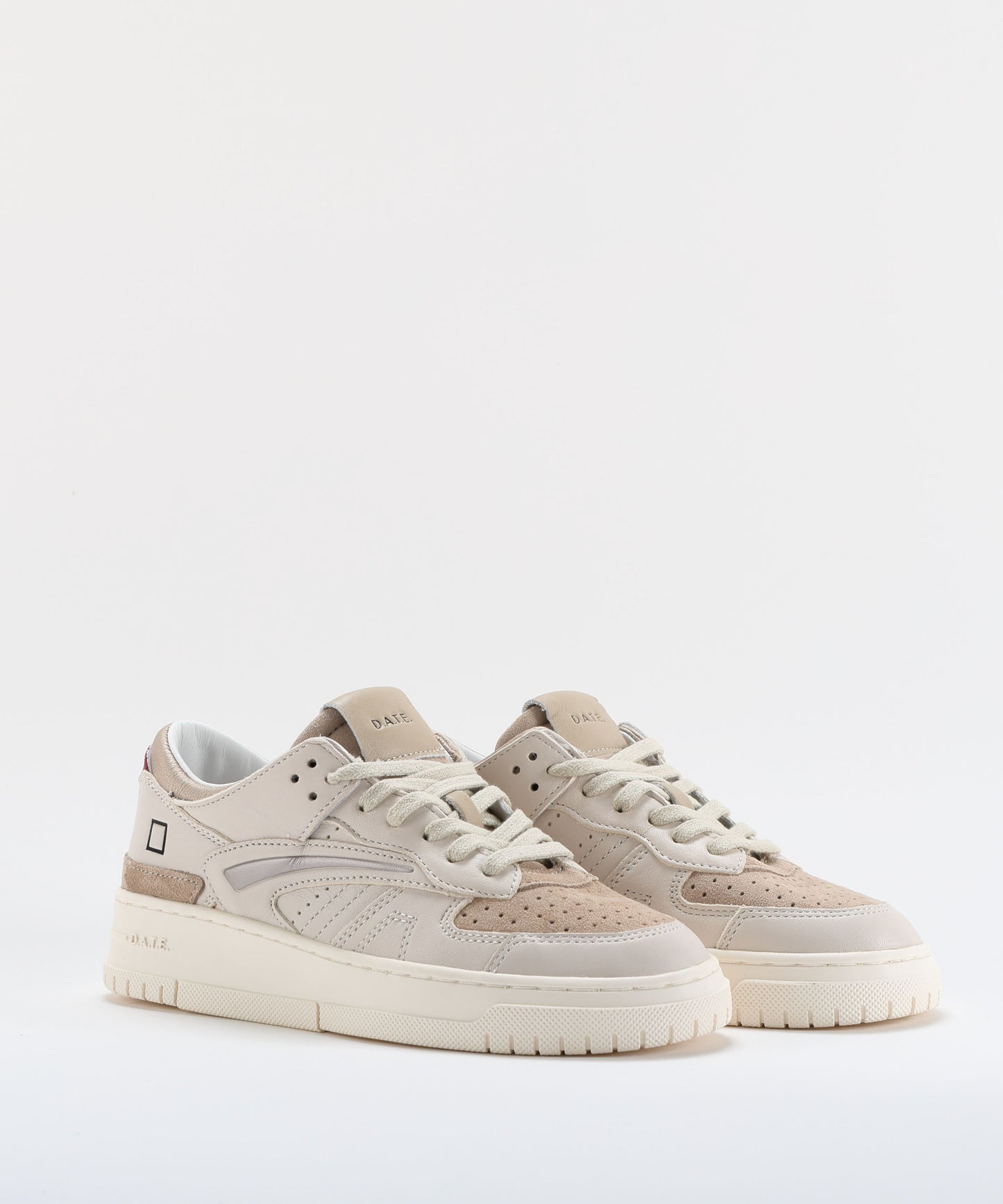 D.A.T.E. Sneaker Torneo Shiny Ivory W10F