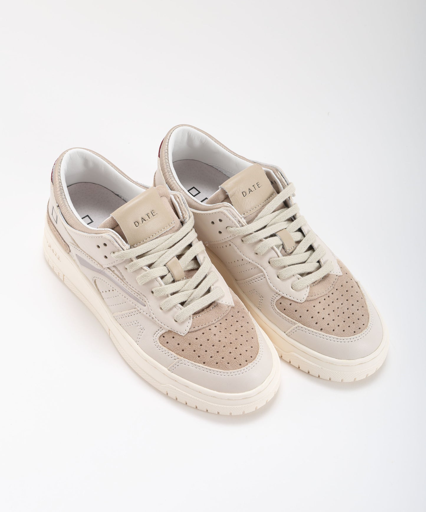 D.A.T.E. Sneaker Torneo Shiny Ivory W10F