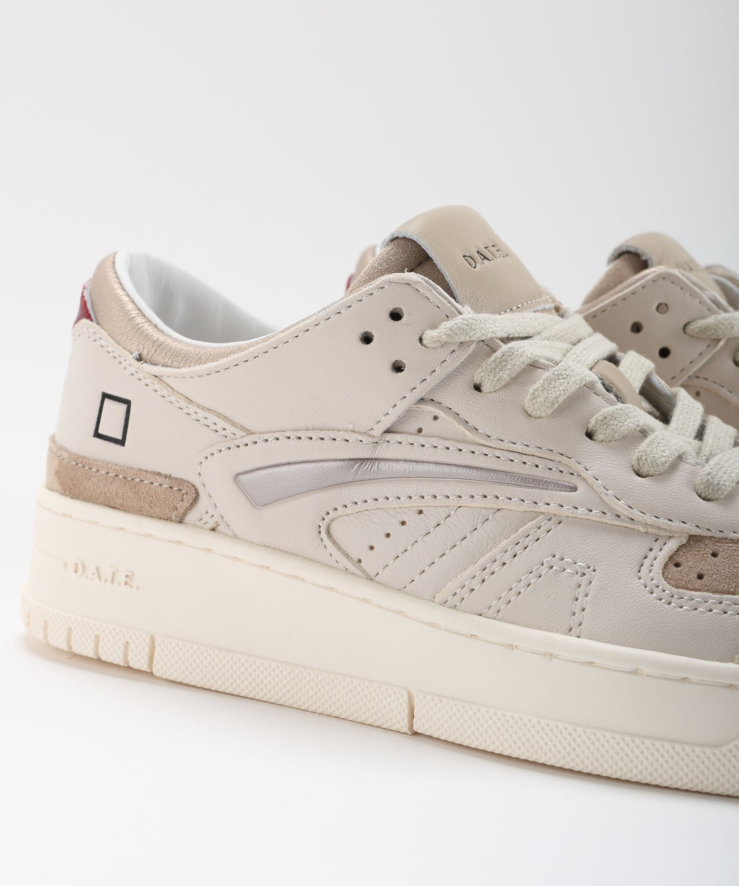 D.A.T.E. Sneaker Torneo Shiny Ivory W10F