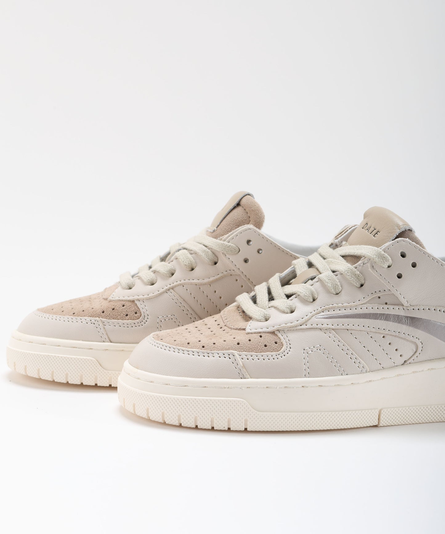 D.A.T.E. Sneaker Torneo Shiny Ivory W10F