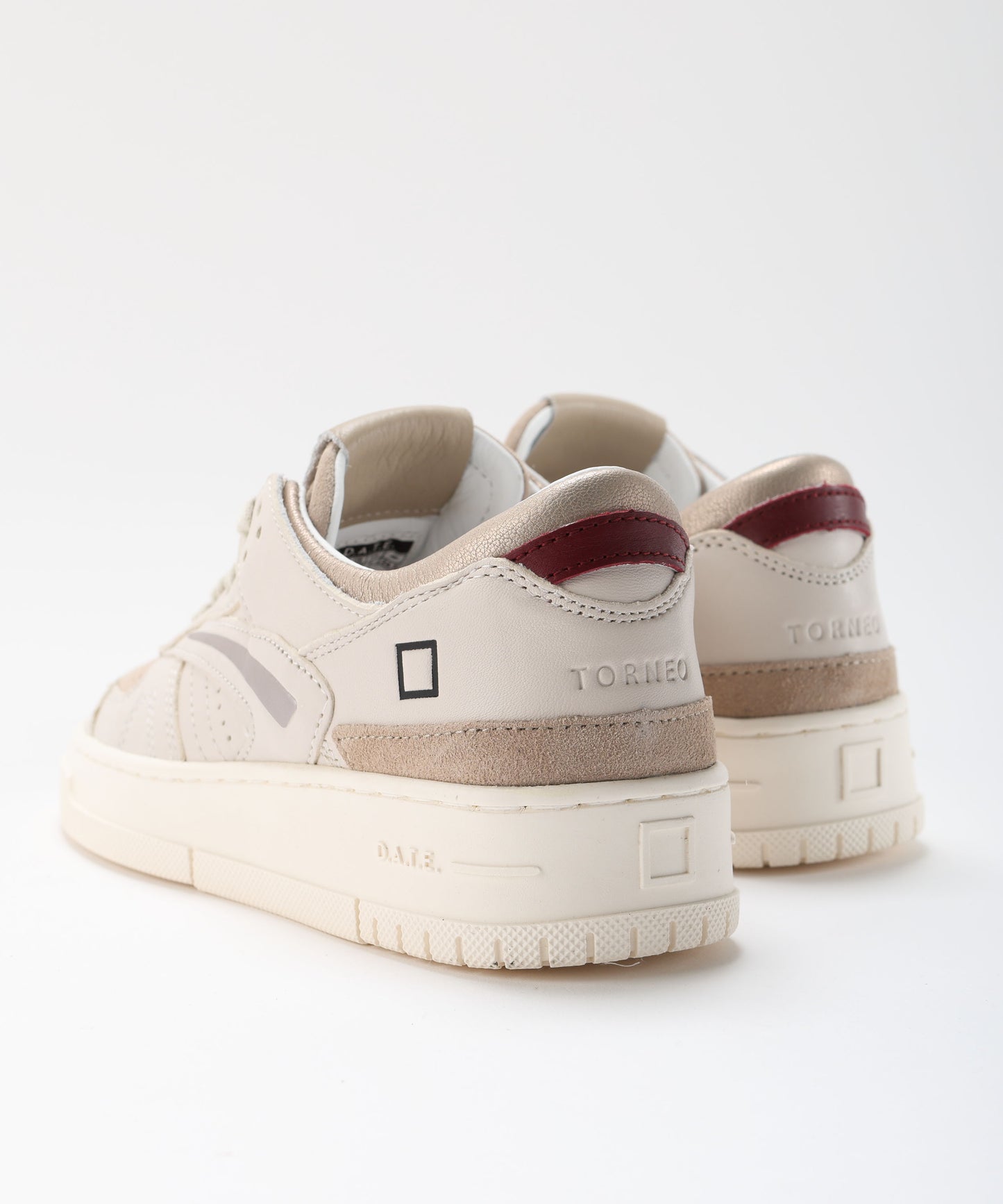 D.A.T.E. Sneaker Torneo Shiny Ivory W10F