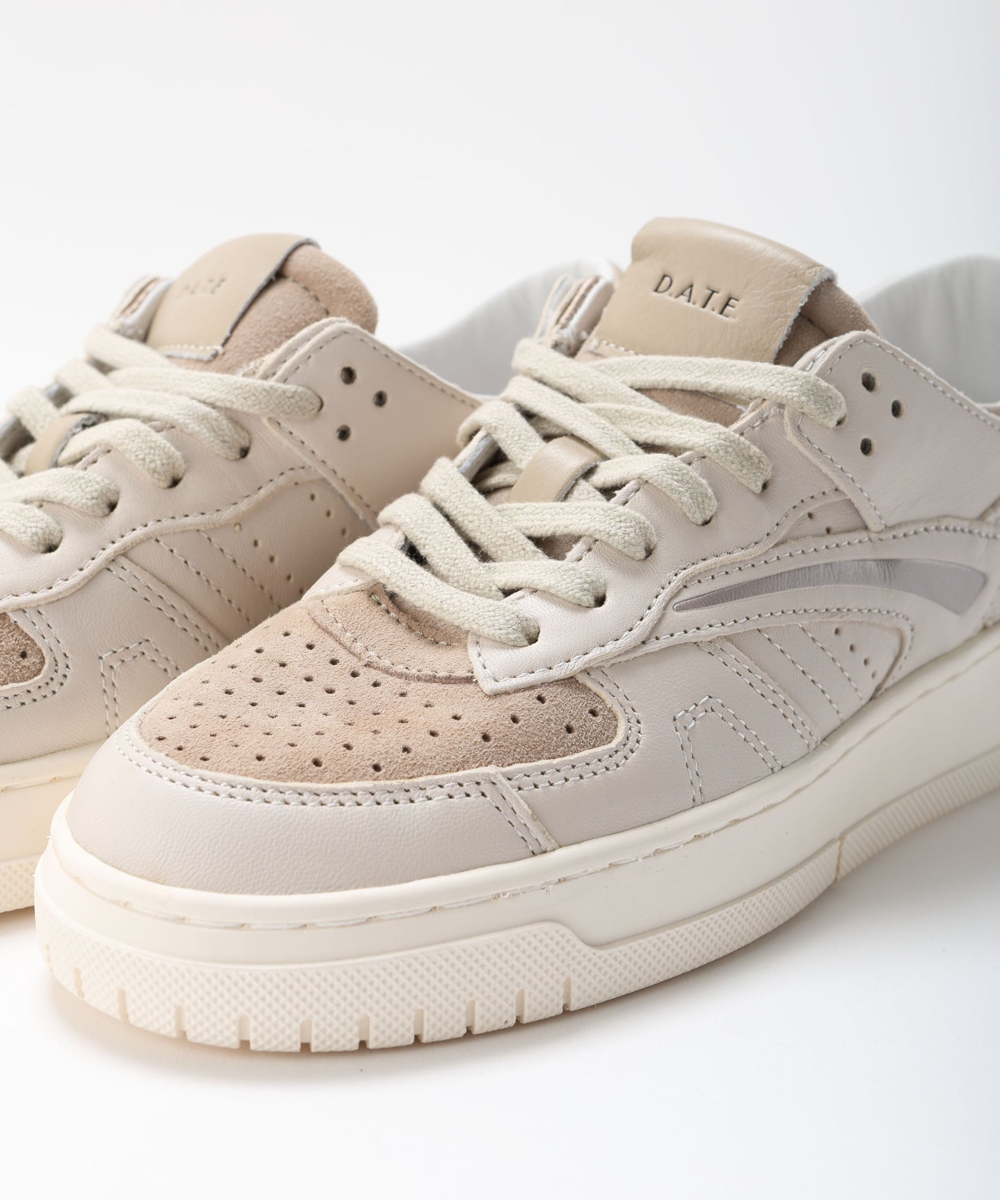 D.A.T.E. Sneaker Torneo Shiny Ivory W10F