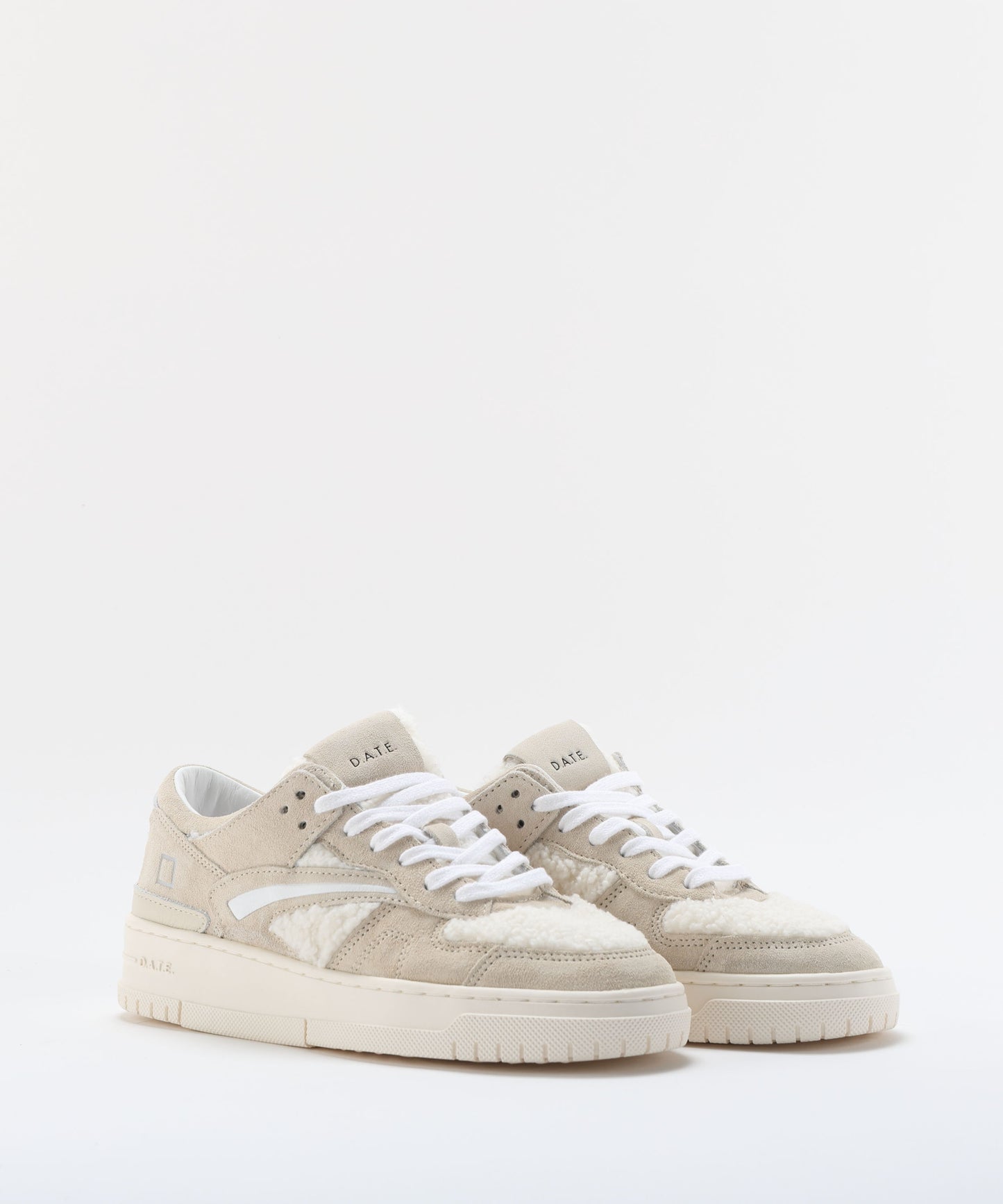 D.A.T.E. Sneaker da donna D.A.T.E. Torneo Teddy in suede