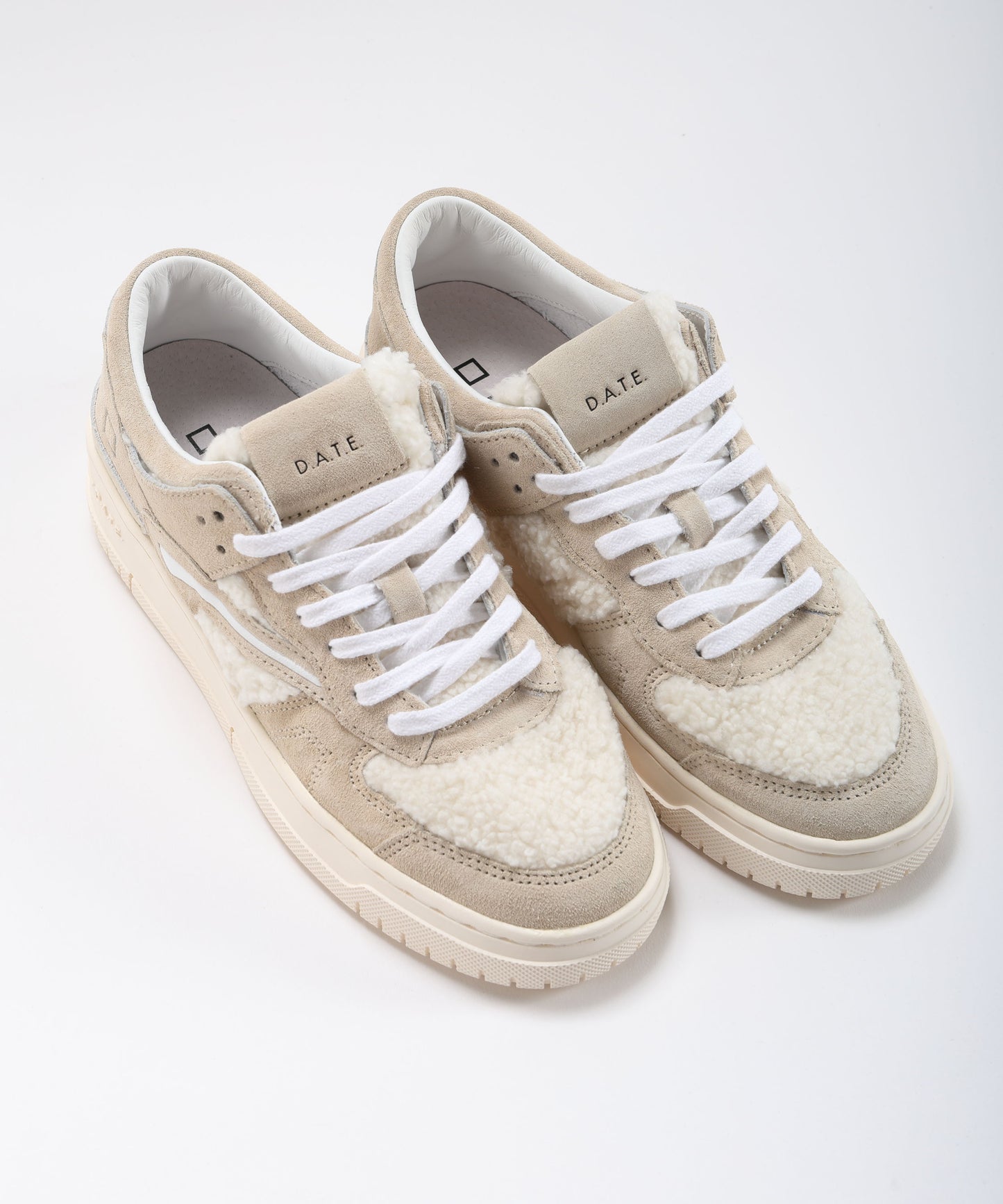 D.A.T.E. Sneaker da donna D.A.T.E. Torneo Teddy in suede