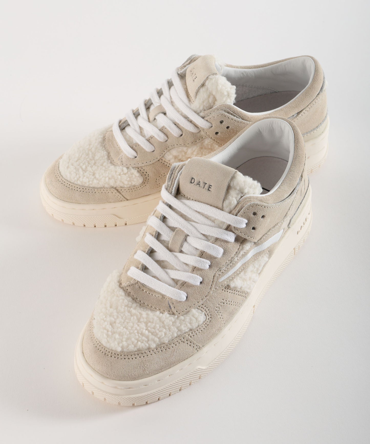 D.A.T.E. Sneaker da donna D.A.T.E. Torneo Teddy in suede