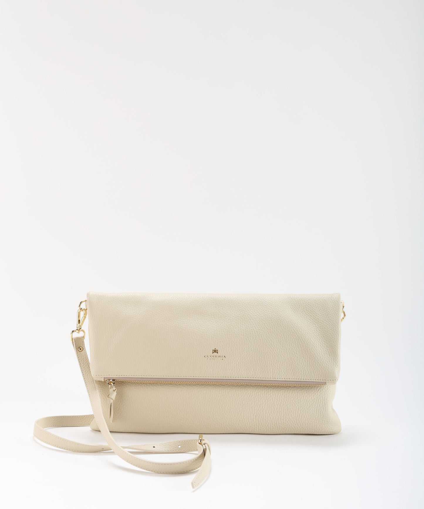 CUOIERIA FIORENTINA Maxi Clutch Velvet – Glamorous Elegance in Calf Leather