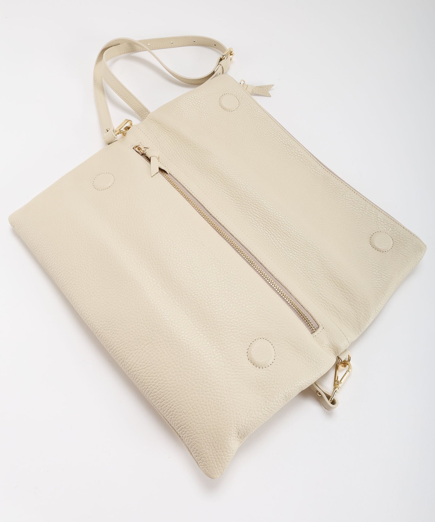 CUOIERIA FIORENTINA Maxi Clutch Velvet – Glamorous Elegance in Calf Leather