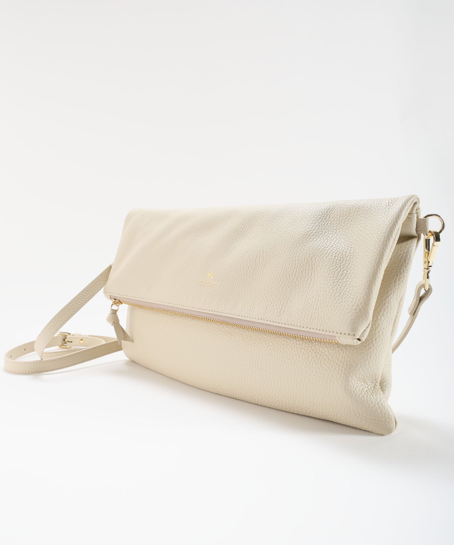 CUOIERIA FIORENTINA Maxi Clutch Velvet – Glamorous Elegance in Calf Leather