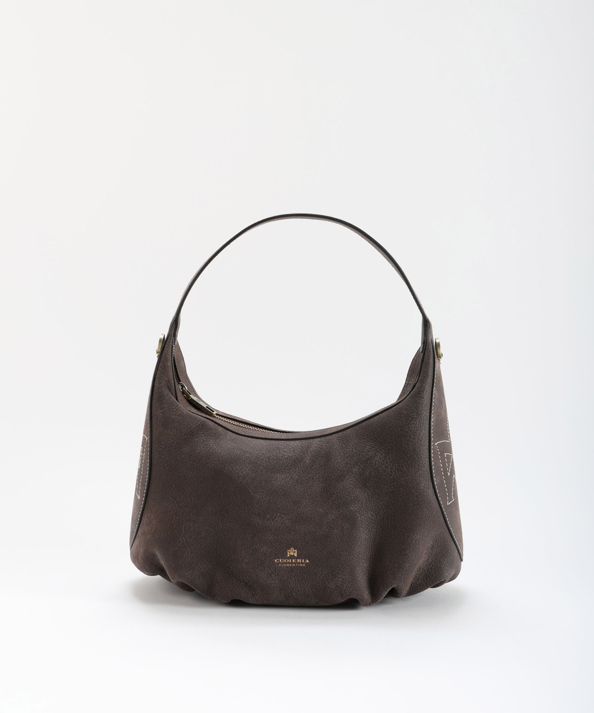 CUOIERIA FIORENTINA  Piccolo Hobo Maxima – Eleganza Boho-Chic in Pelle Nabuk