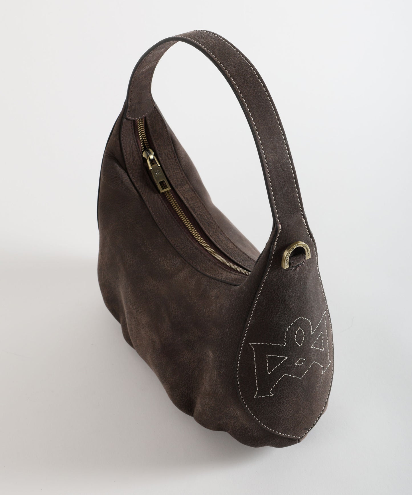 CUOIERIA FIORENTINA  Small Hobo Maxima – Boho-Chic Elegance in Nubuck Leather