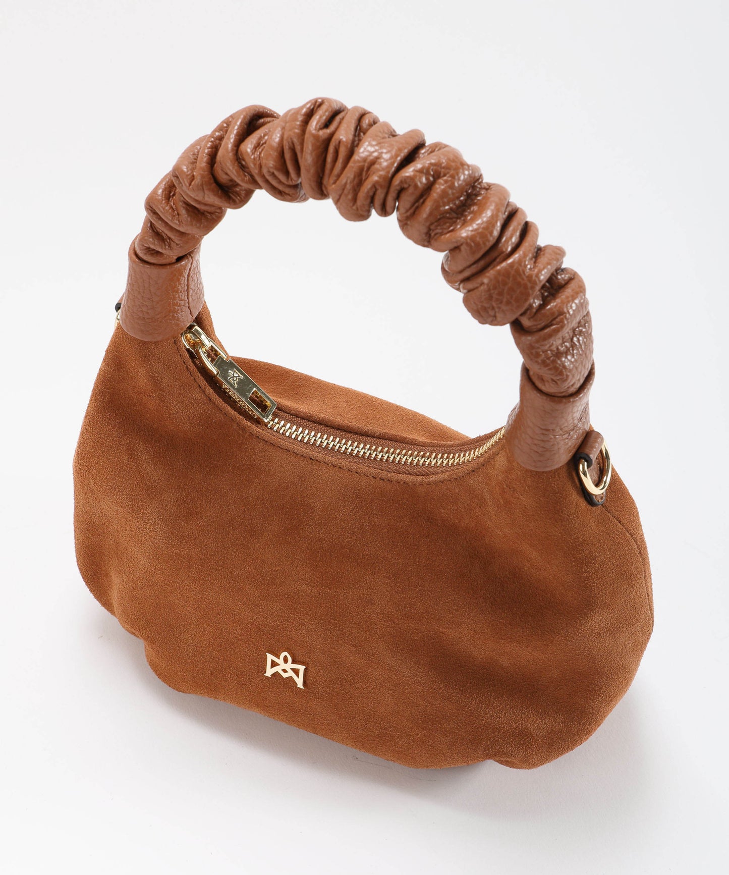 CUOIERIA FIORENTINA Hobo Mini Chop – Playful Elegance in Suede Leather