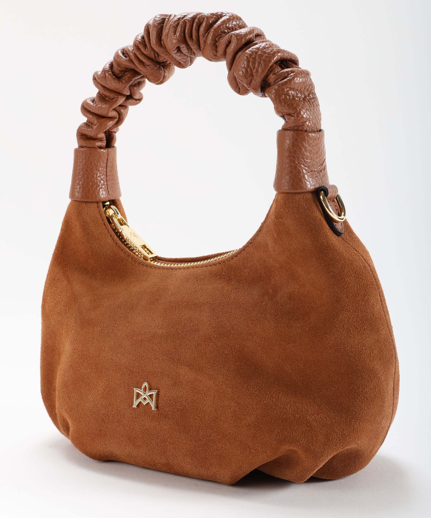 CUOIERIA FIORENTINA Hobo Mini Chop – Playful Elegance in Suede Leather
