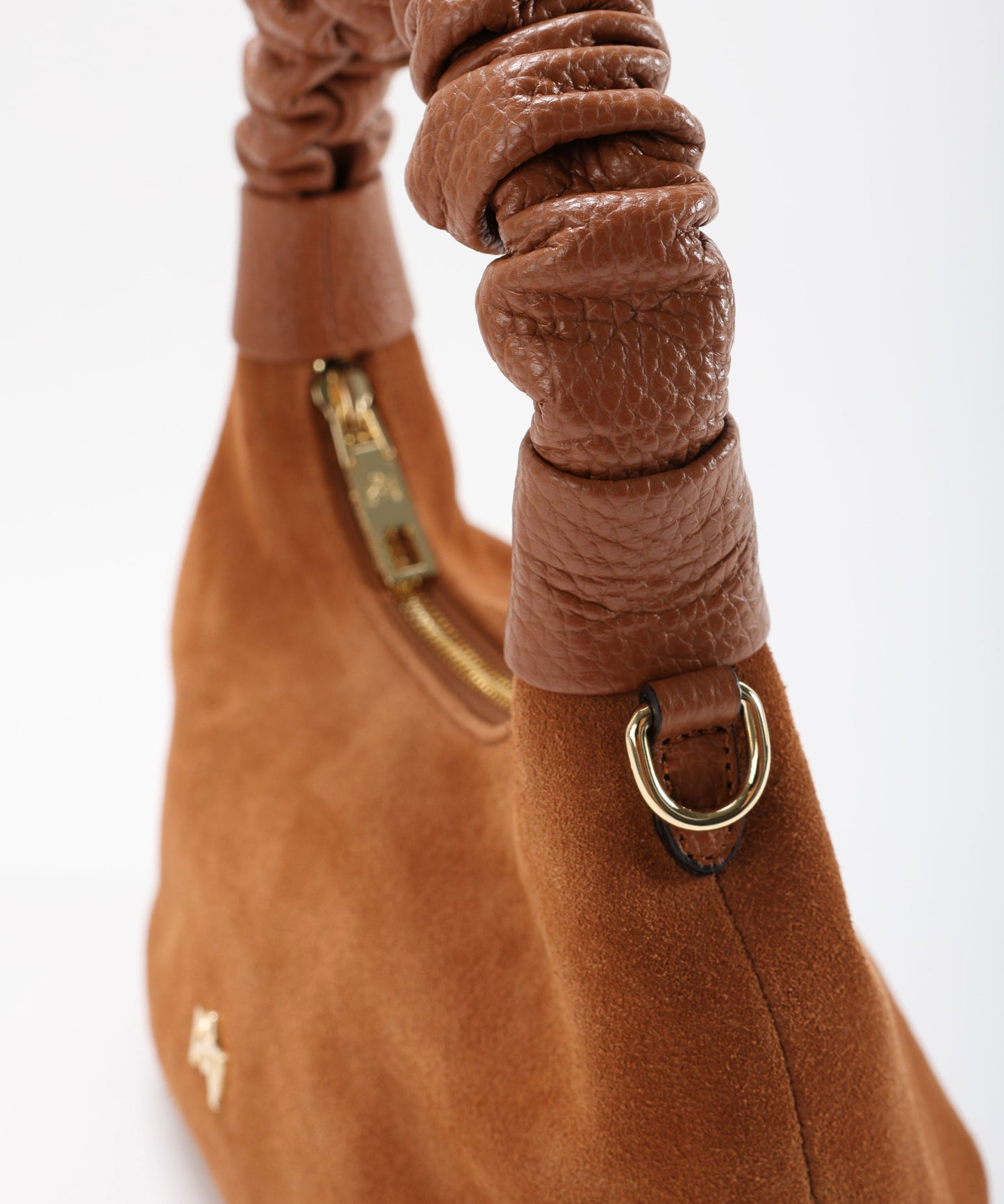 CUOIERIA FIORENTINA Hobo Mini Chop – Playful Elegance in Suede Leather