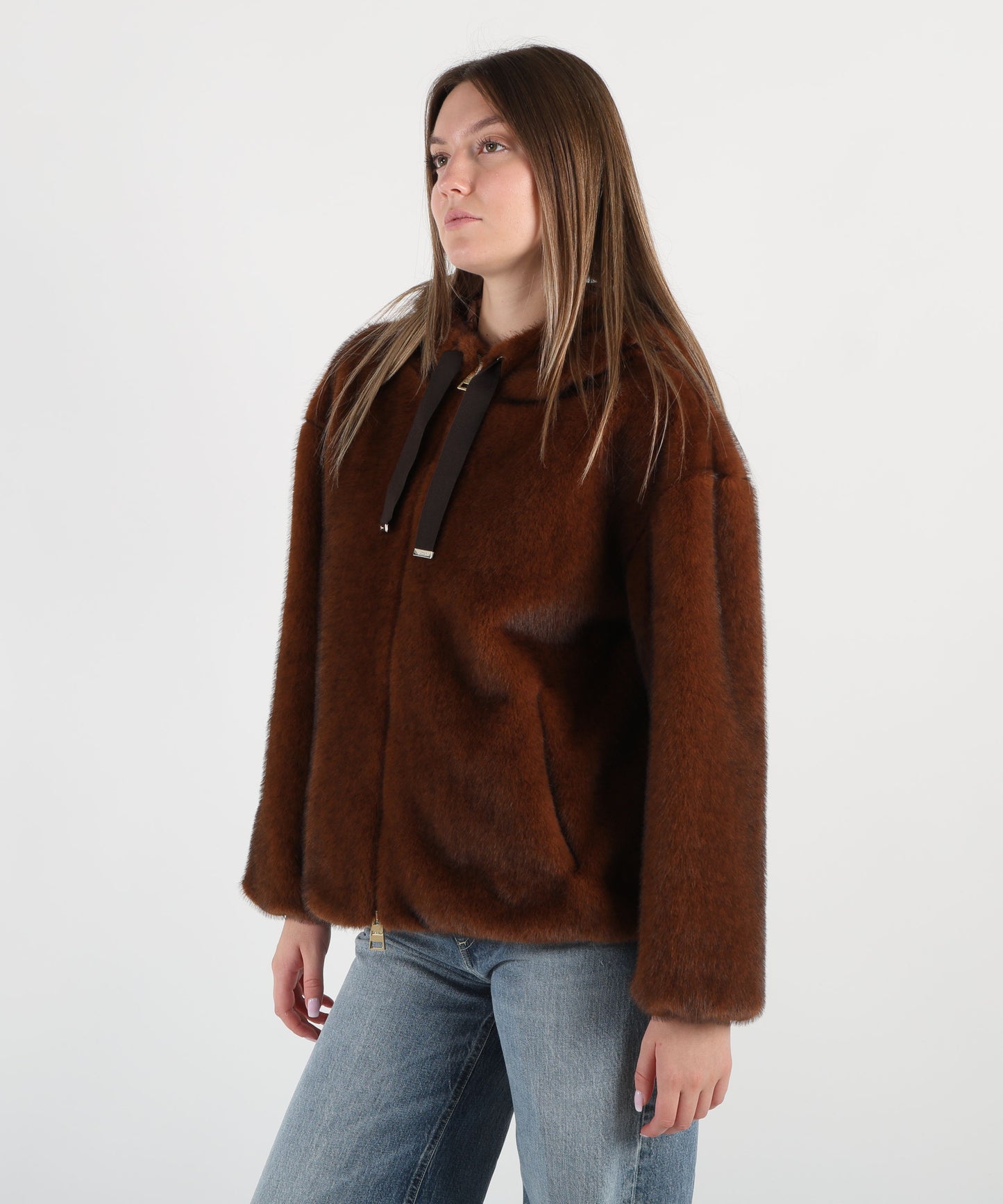 HERNO Bomber pelliccia sintetica