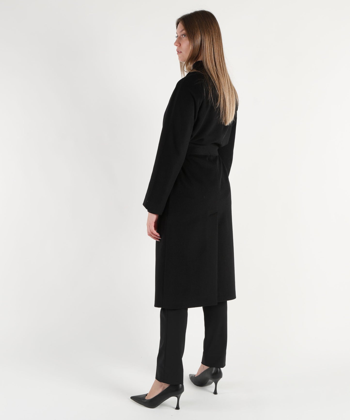 MARINO Cappotto lungo con cintura