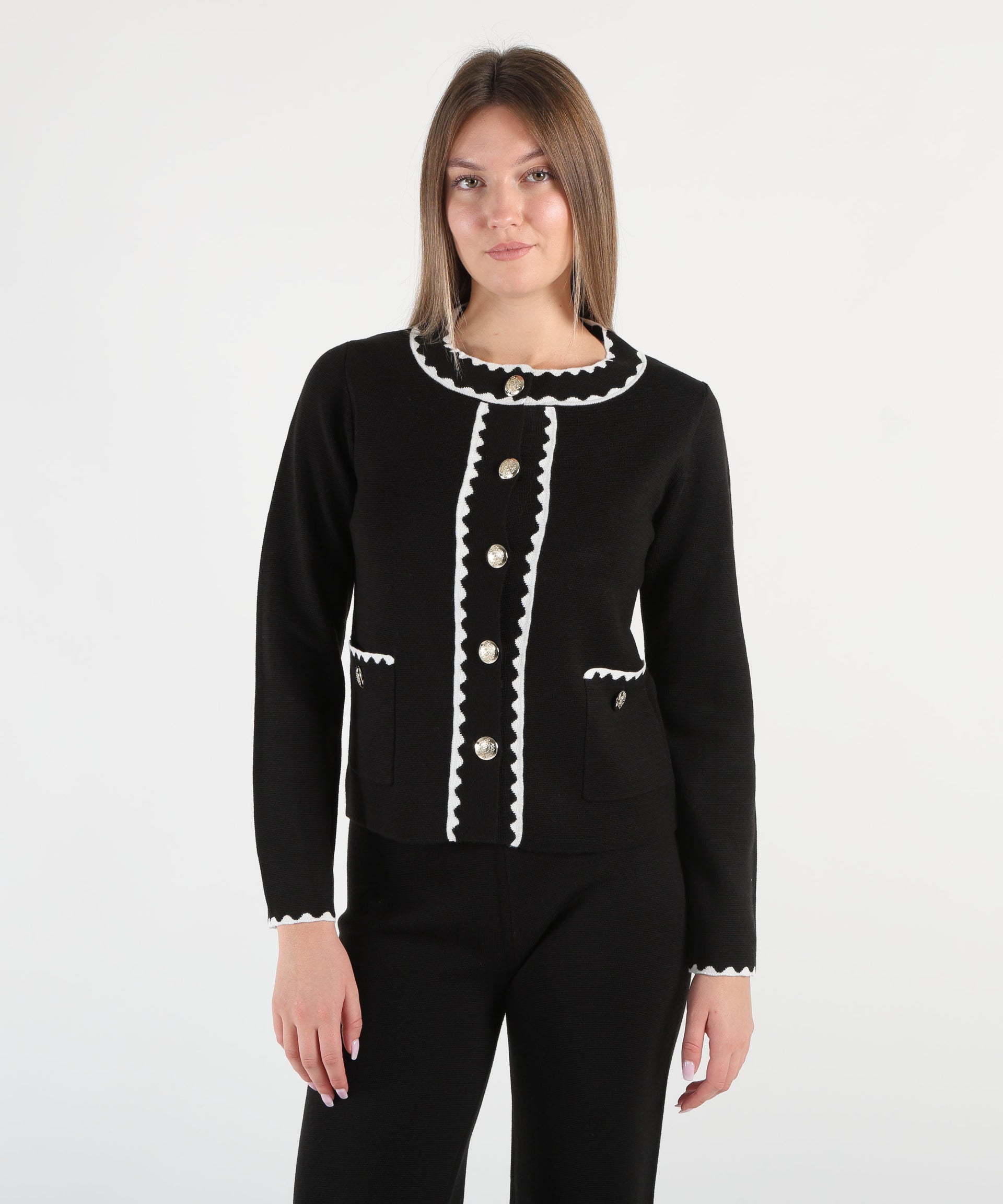 MAIDA MILA Cardigan cinque bottoni