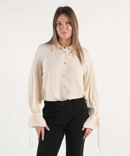 LIUJO BLACK Camicia in crêpe de chine