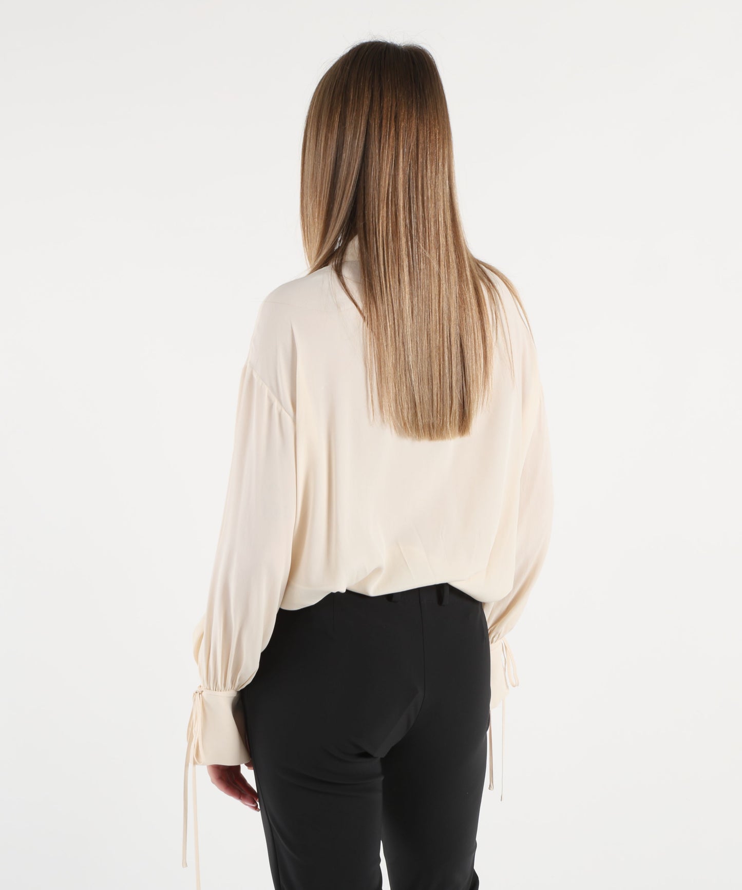 LIUJO BLACK Camicia in crêpe de chine